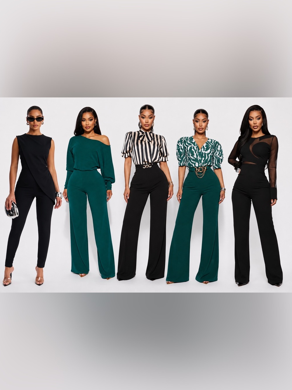 Fashion Nova Jumpsuit Bundle- 5 Jumpsuits- Size Small
